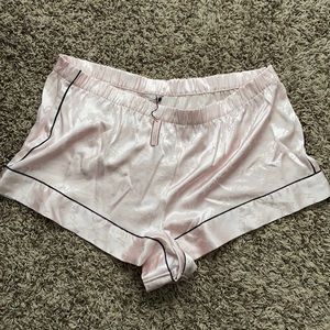 VS satin sleep shorts